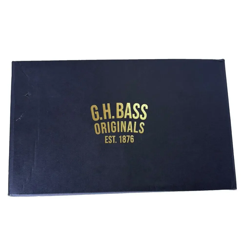 GH Bass Pasadena Knit Buck Mens 8.5M Army Green Oxford Shoes BAZ2B421 NIB